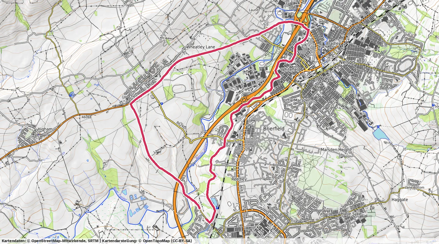 Route map for 🏃‍♂️ ⏰01:05:32 📏11.39km ⏱️5:45/km 🛫138m 🧁934Kcal