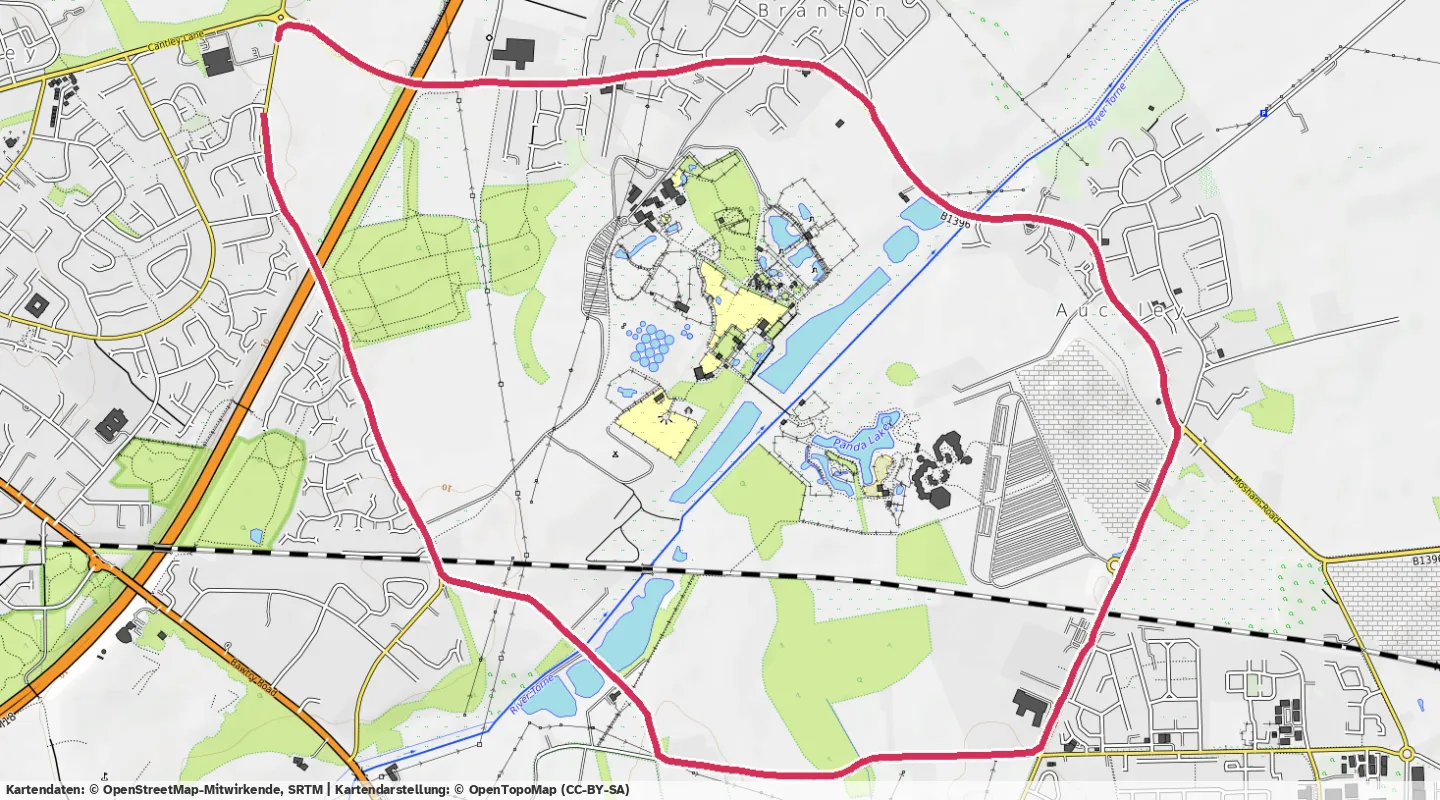 Route map for 🏃‍♂️ ⏰00:45:58 📏7.75km ⏱️5:56/km 🛫94m 🧁808Kcal