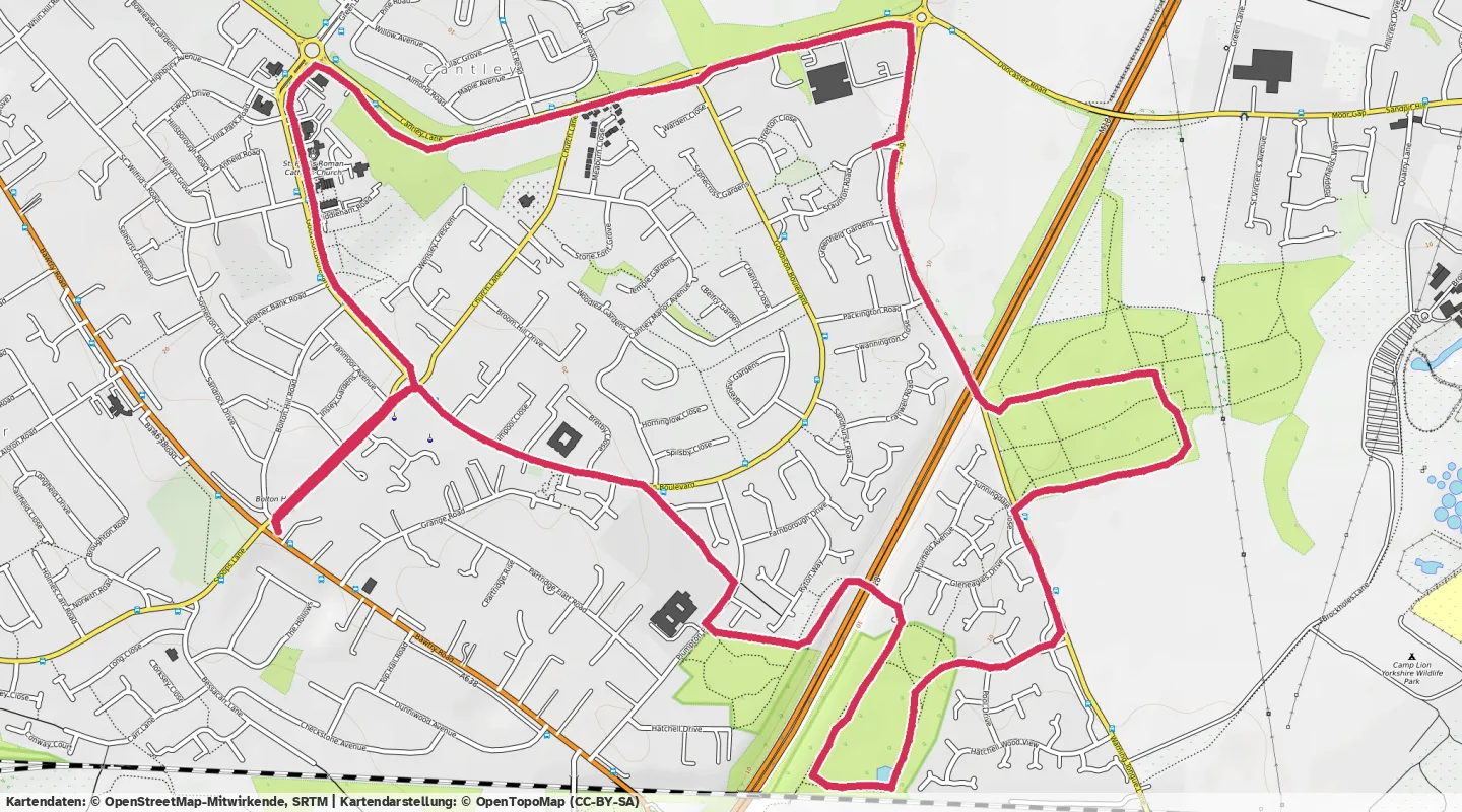 Route map for 🏃‍♂️ ⏰00:47:55 📏7.34km ⏱️6:31/km 🛫52m 🧁742Kcal