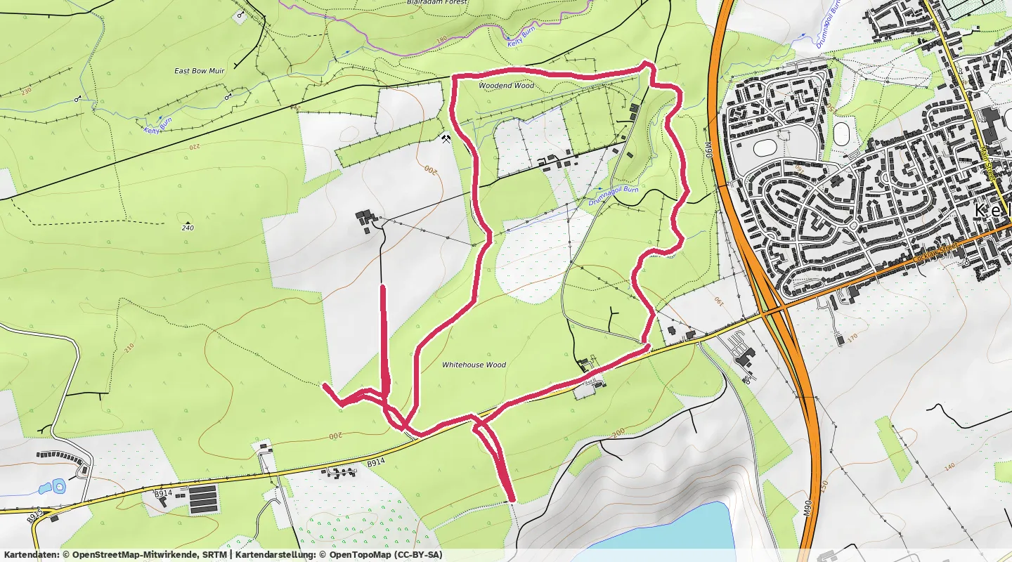 Route map for 🏃‍♂️ ⏰00:36:34 📏7km ⏱️5:13/km 🛫93m 🧁670Kcal