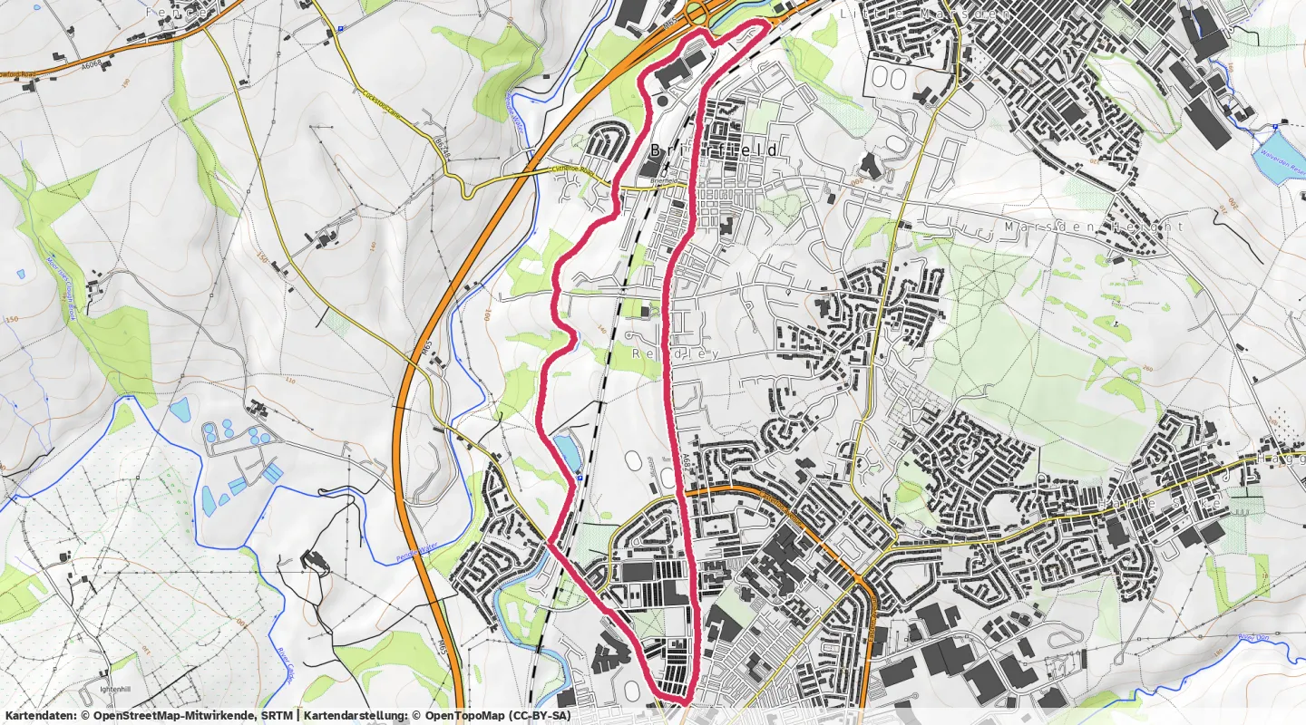 Route map for 🏃‍♂️ ⏰00:41:45 📏7.08km ⏱️5:53/km 🛫65m 🧁579Kcal