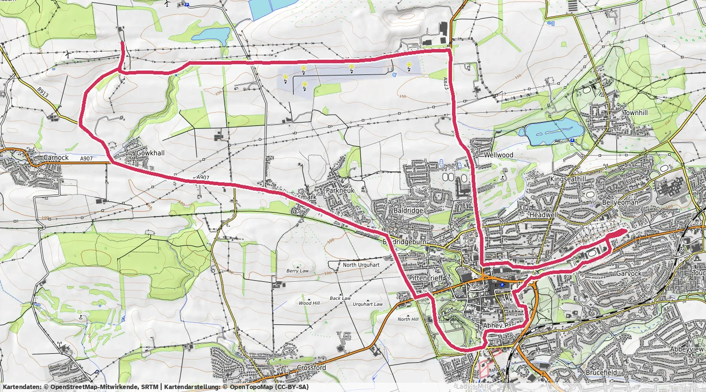Route map for 🏃‍♂️ ⏰01:31:16 📏17.31km ⏱️5:16/km 🛫158m 🧁1,646Kcal